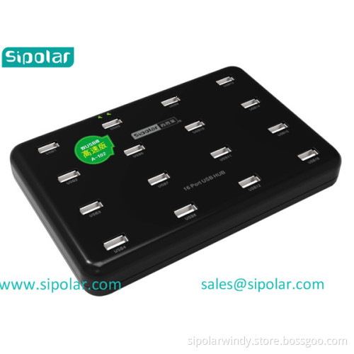 High speed 16 port usb 2.0 hub